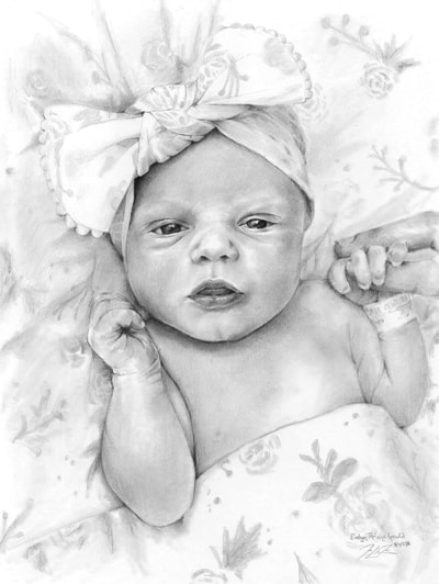 May Kopecky Evelyn Arlene by May Ling Kopecky Graphite drawing commission