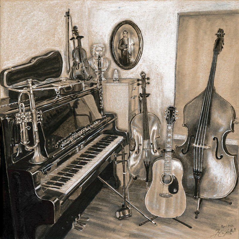 May Kopecky Bohemian by May Ling Kopecky drawing instruments music